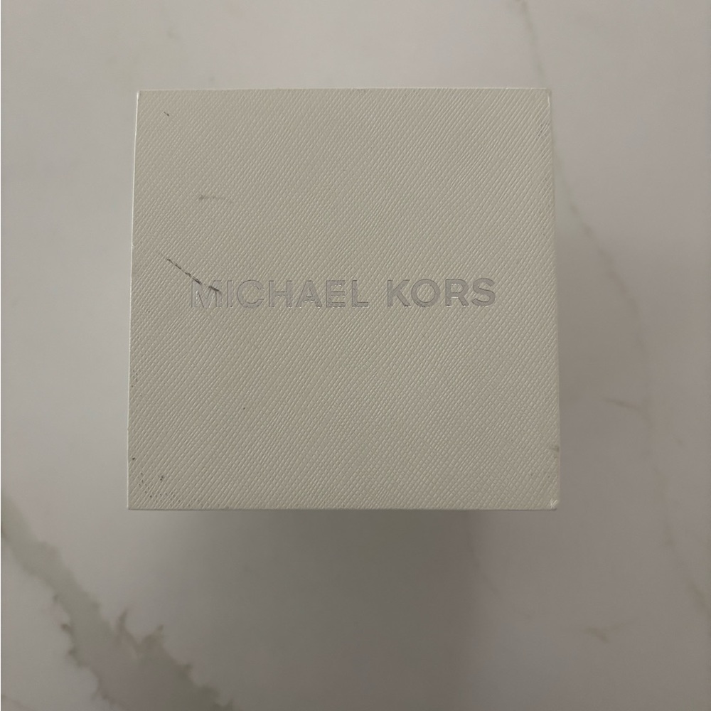 Michael Kors Rose Gold Watch with Cream Box
